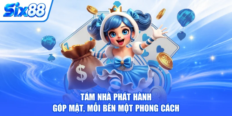 Tám nhà phát hành góp mặt, mỗi bên một phong cách