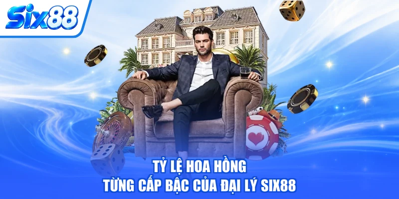 Tỷ lệ hoa hồng từng cấp bậc của Đại lý SIX88